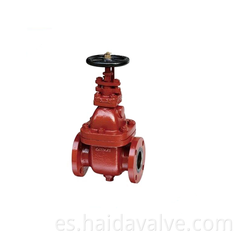 DIN iron gate valve